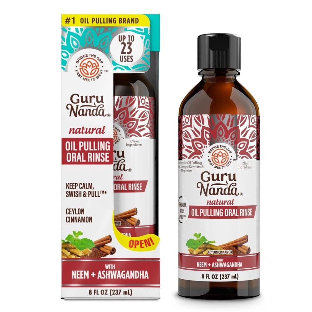 GuruNanda Oil Pulling Oral Rinse – Ceylon Cinnamon