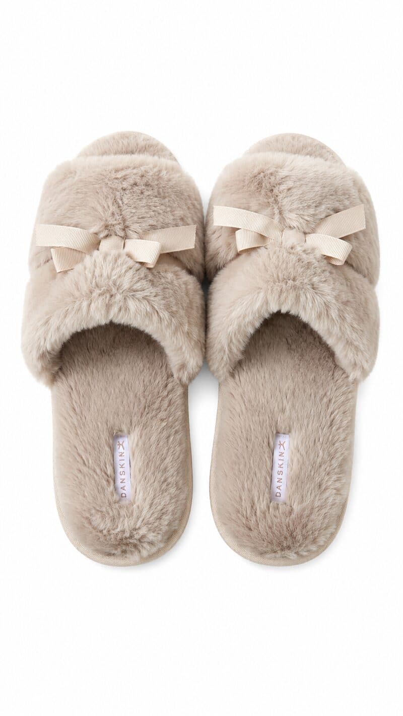 Pantoufles ultra confortables Beige