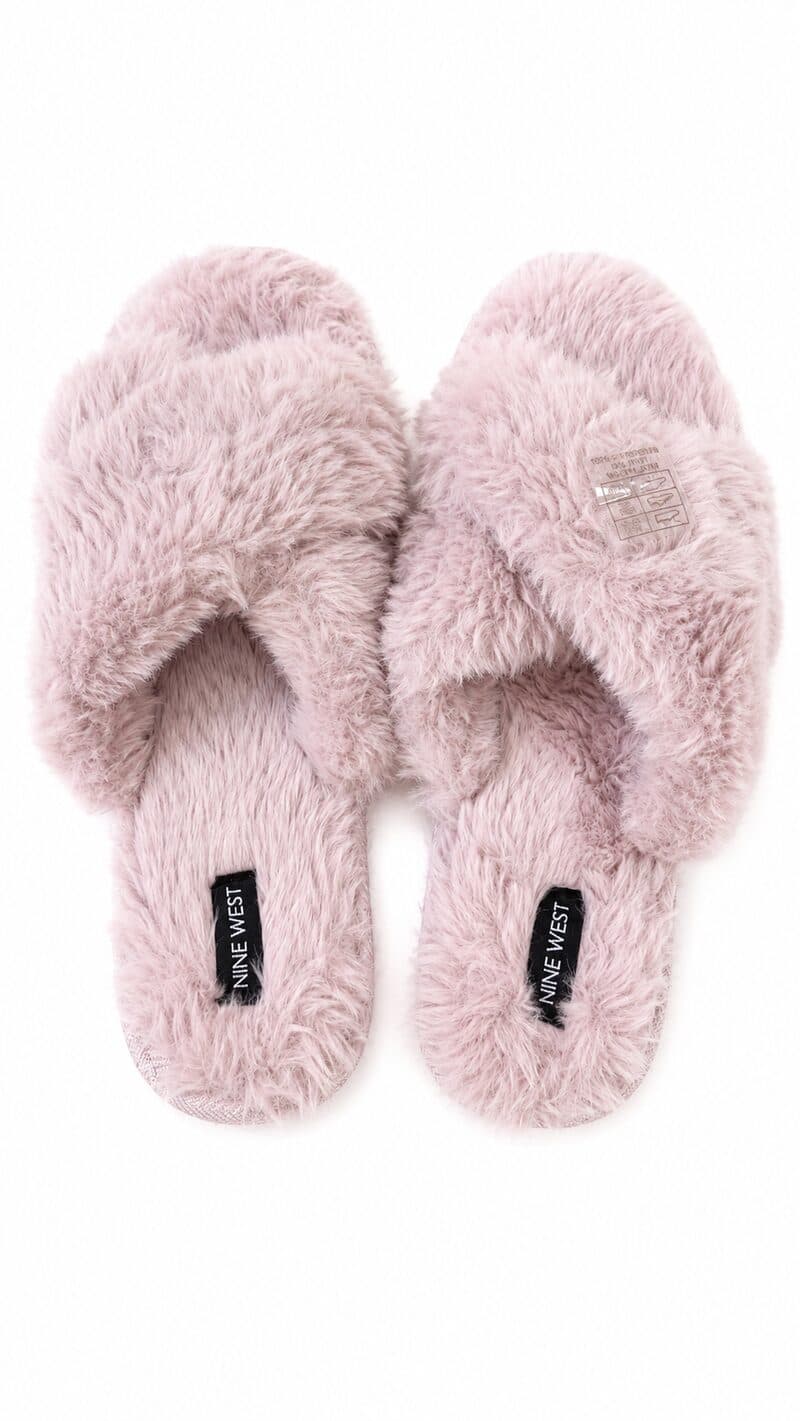 Pantoufles ultra confortables Rose pale